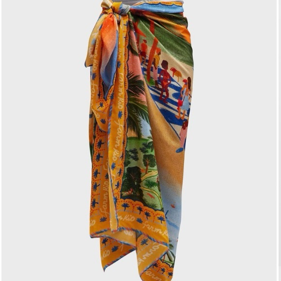 Farm Rio Carioca Panneaux Coverup, NWT - Picture 2 of 8